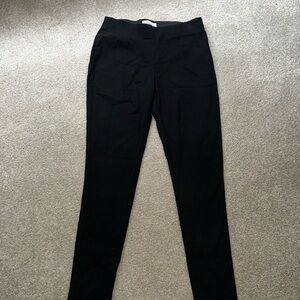 Calvin Klein Black Textured Pants